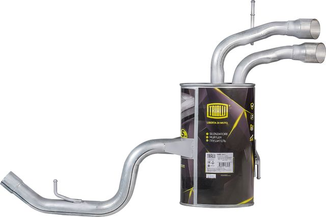 Глушитель (задняя часть) Trialli для Volkswagen Tiguan I 2007-2018. Артикул EMM 1817