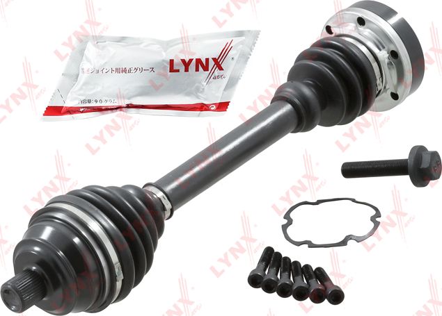 Полуось (привод в сборе, приводной вал) LYNXauto передняя правая/левая для Volkswagen Transporter T4 1990-2003. Артикул CD-8006