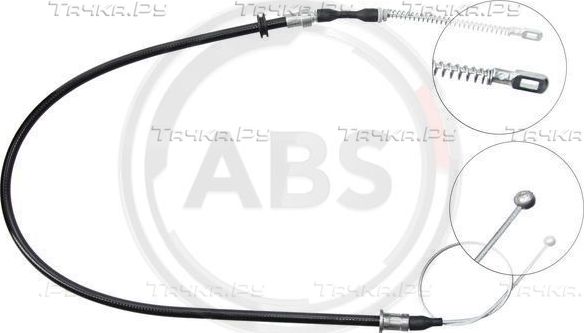 Трос ручника (тросик ручного тормоза) ABS. Артикул K15457