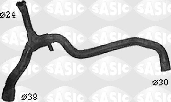 Патрубок радиатора (системы охлаждения) Sasic левый нижний для Citroen Xantia I 1993-2003. Артикул SWH0292