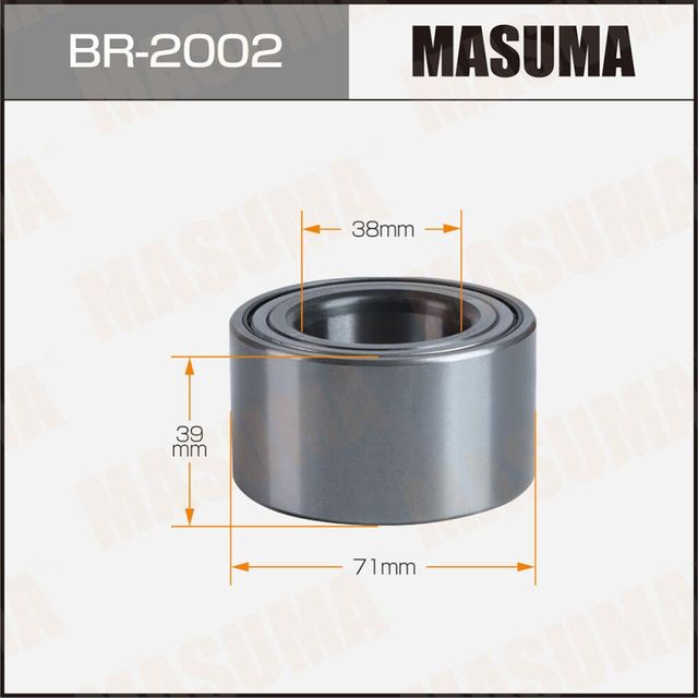 Подшипник ступичный MASUMA, TOYOTA PROBOX, SUCCEED / NCP5# front. Артикул BR2002