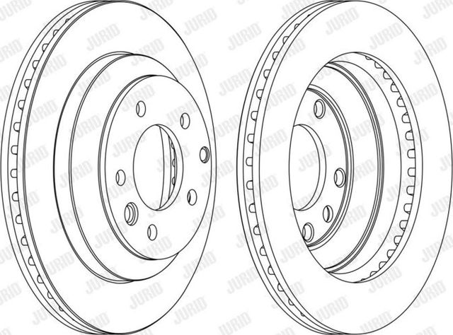 Тормозной диск Jurid COAT+. Артикул 562393JC-1