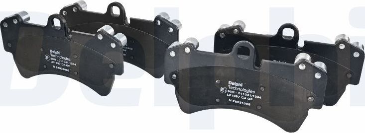 Тормозные колодки Delphi (Low-Metallic). Артикул LP1997