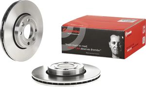 Тормозной диск Brembo передний для Lada XRAY I 2016-2025. Артикул 09.9078.20