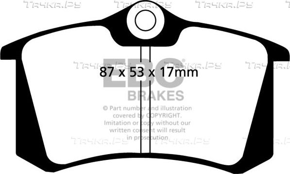 Тормозные колодки EBC Brakes. Артикул DP21230