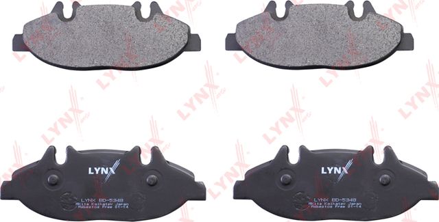 Тормозные колодки LYNXauto передние для Mercedes-Benz Viano I (W639) 2003-2014. Артикул BD-5348