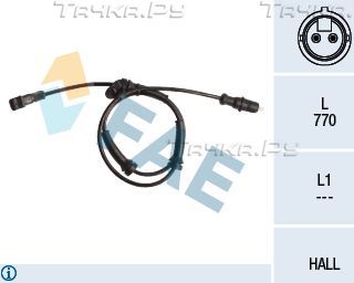 Датчик ABS FAE передний для Renault Grand Scenic II 2004-2009. Артикул 78026