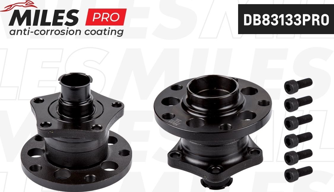 Ступица с подшипником AUDI A6 II/SKODA SUPERB I/VW PASSAT V 97-08 зад.(с покрытием) (Miles). Артикул DB83133PRO
