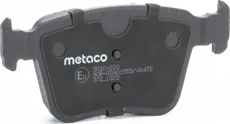 Колодки тормозные задние дисковые к-кт (Metaco) Metaco. Артикул 3010220