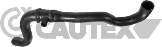 Патрубок радиатора (системы охлаждения) Cautex. Артикул 770497