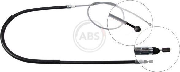 Трос ручника (тросик ручного тормоза) ABS задний правый/левый для BMW 1 I (E81/E82/E87/E88) 2004-2012. Артикул K19026