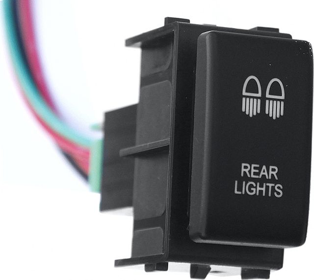 Кнопка РИФ включения/выключения REAR LIGHTS с белой подсветкой для Nissan Pathfinder R51 2004-2014. Артикул RIF22-1-1105206