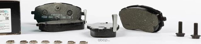 Колодки тормозные передние (Absel). Артикул TY420008