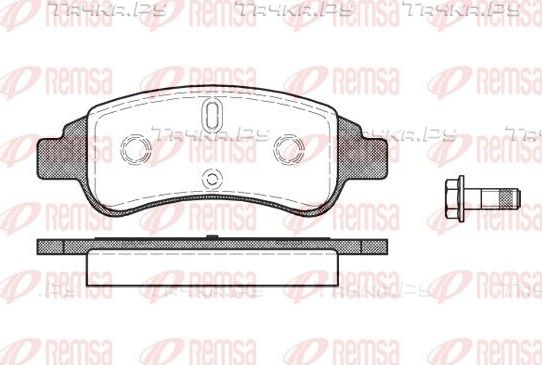 Тормозные колодки Remsa передние для Citroen C2 2003-2009. Артикул 0840.30