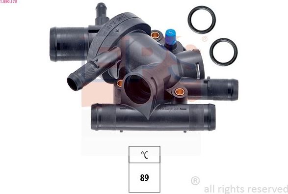 Термостат EPS Made in Italy - OE Equivalent. Артикул 1.880.178
