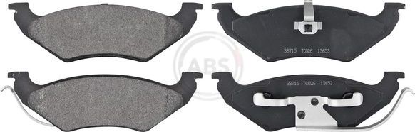 Тормозные колодки ABS задние для Lincoln Continental VIII 1988-1993. Артикул 38715