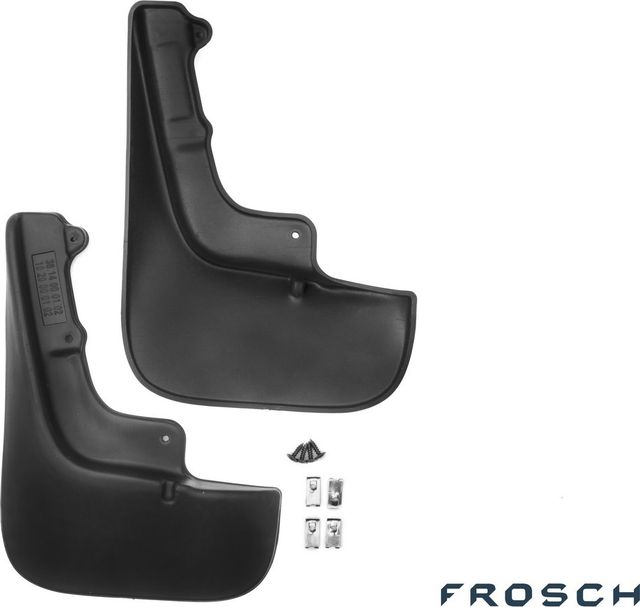 Брызговики Frosch (в пакете) передняя пара для Citroen Jumper II 2006-2026 (для авто с расширителем арок). Артикул NLF.10.20.F18