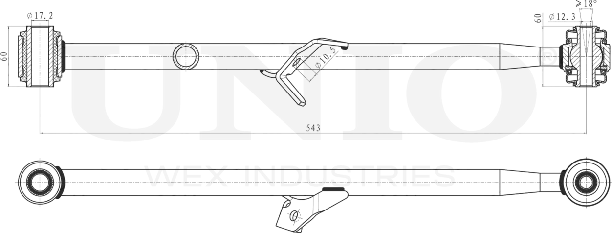 Рычаг подвески (Unio). Артикул SSP-40141