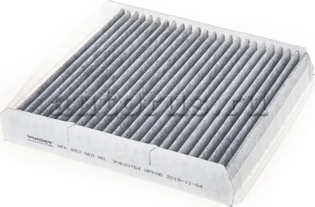 (Производитель  WUNDER FILTER) Фильтр салонный VOLVO S60, S80, XC70, XC90 Wunder. Артикул WPK853