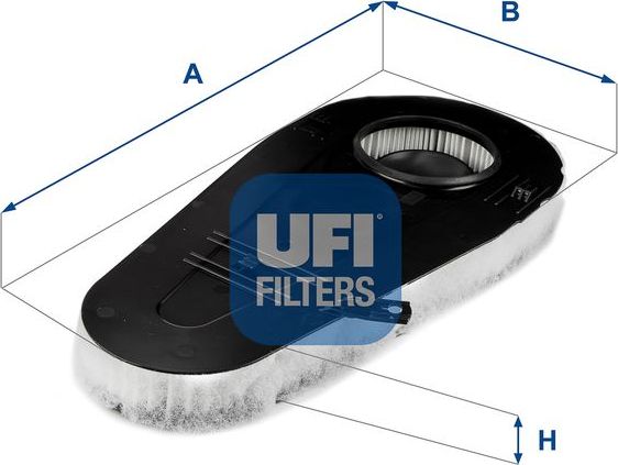 Воздушный фильтр UFI для BMW 7 V (F01/F02/F04) 2008-2015. Артикул 27.A97.00