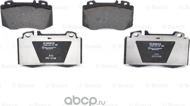Колодки тормозные передние (Bosch). Артикул 986424705