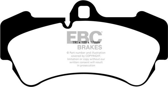 Тормозные колодки EBC Brakes. Артикул DP41521R