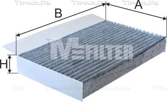 Салонный фильтр MFilter для Renault Megane IV 2010-2026. Артикул K 9044C