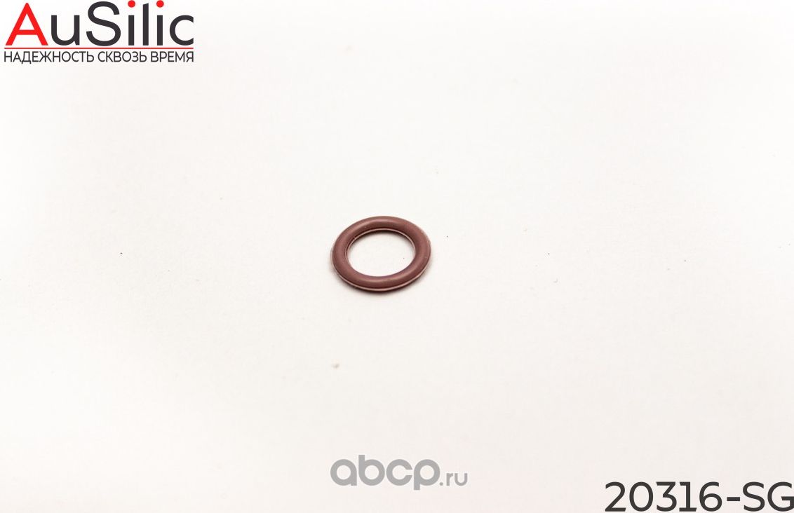 Фторсиликоновое кольцо уплотнительное топливной трубки (7,7x11,3x1,6 )(Гарантия 2 года) AUSILIC 20316SG. Артикул 20316SG