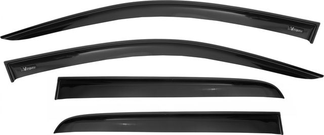 Дефлекторы Vinguru (накладные, скоч) (4 шт) для окон Ford Explorer V 2010-2019. Артикул AFV90730