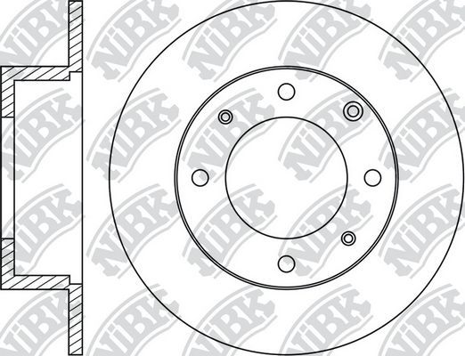 Тормозной диск NiBK. Артикул RN1158
