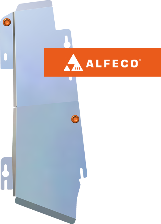 Защита алюминиевая Alfeco для тормозной магистрали Chery Tiggo 8 Pro Max 4WD 2022-2026. Артикул ALF.02.193al