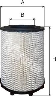 Воздушный фильтр MFilter для Scania R 2004-2015. Артикул A 8002