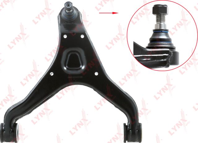 Поперечный рычаг передней подвески LYNXauto правый нижний для IVECO Daily IV 2006-2011. Артикул B5151R