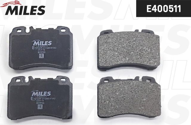 Тормозные колодки Miles (Low-Metallic). Артикул E400511