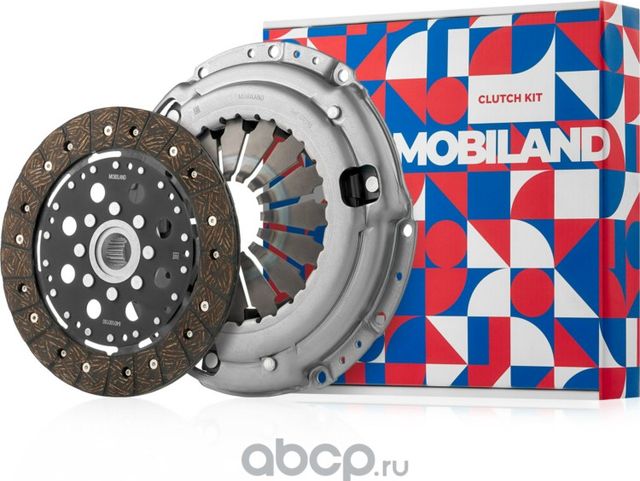 Комплект сцепления для ам  NISSAN QASHQAI J10, JJ10 06- 4WD, X-TRAIL T31 (Mobiland). Артикул 640100180