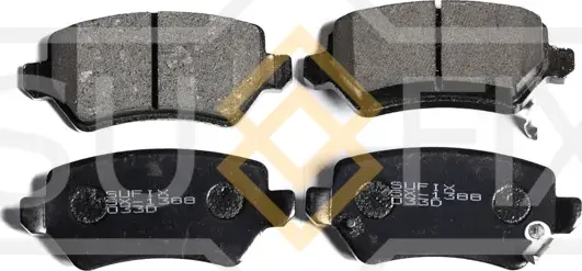 Колодки тормозные дисковые | зад прав/лев | (Sufix). Артикул SX-1388