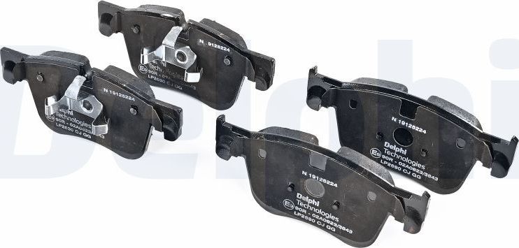 Тормозные колодки Delphi (Low-Metallic) передние для Peugeot 308 II 2013-2026. Артикул LP2690