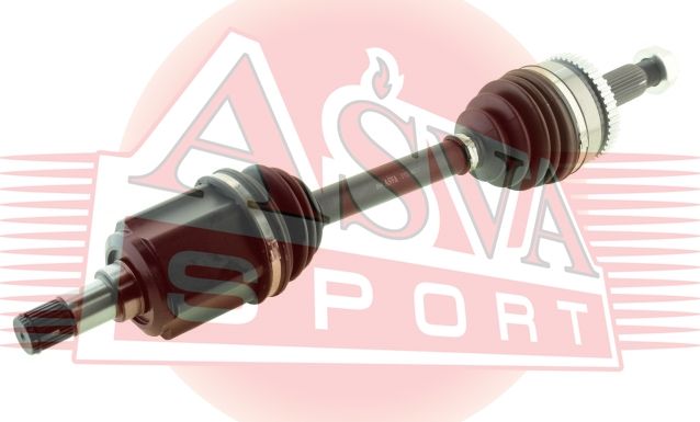 Полуось (привод в сборе, приводной вал) Asva. Артикул SYDL-NACMT