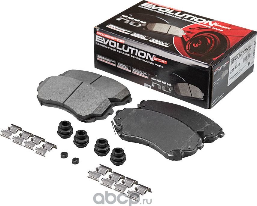 Передние керамические колодки Evolution Sport Z23 PowerStop 23-1331. Артикул 231331