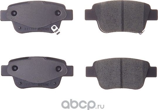 AN-709WK КОЛОДКИ ТОРМОЗНЫЕ ЯПОНИЯAVENSIS 03-,ESTIMA AHR20, ACR5#, GSR (Akebono). Артикул AN709WK