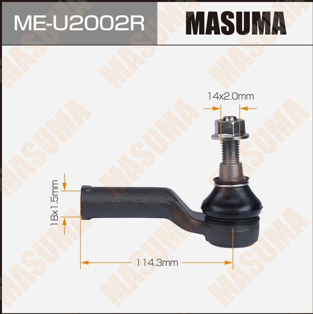 Наконечник рулевой тяги Masuma. Артикул ME-U2002R