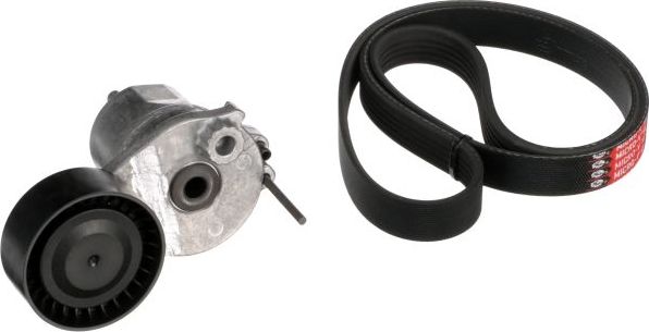 Приводной ремень поликлиновой с роликами (комплект) Gates Micro-V® Kit. Артикул K016PK1073