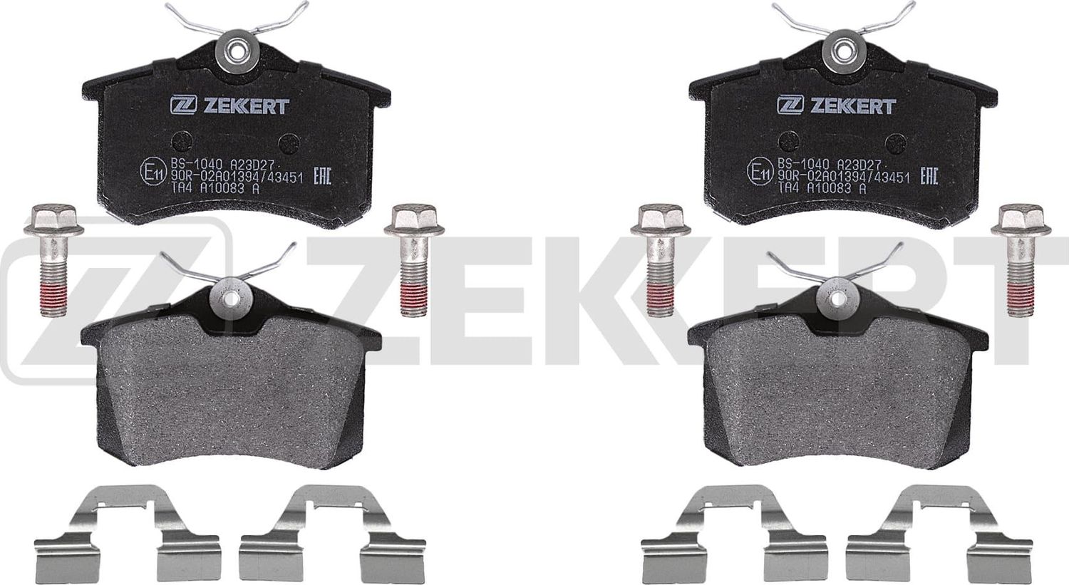Тормозные колодки Zekkert. Артикул BS-1040