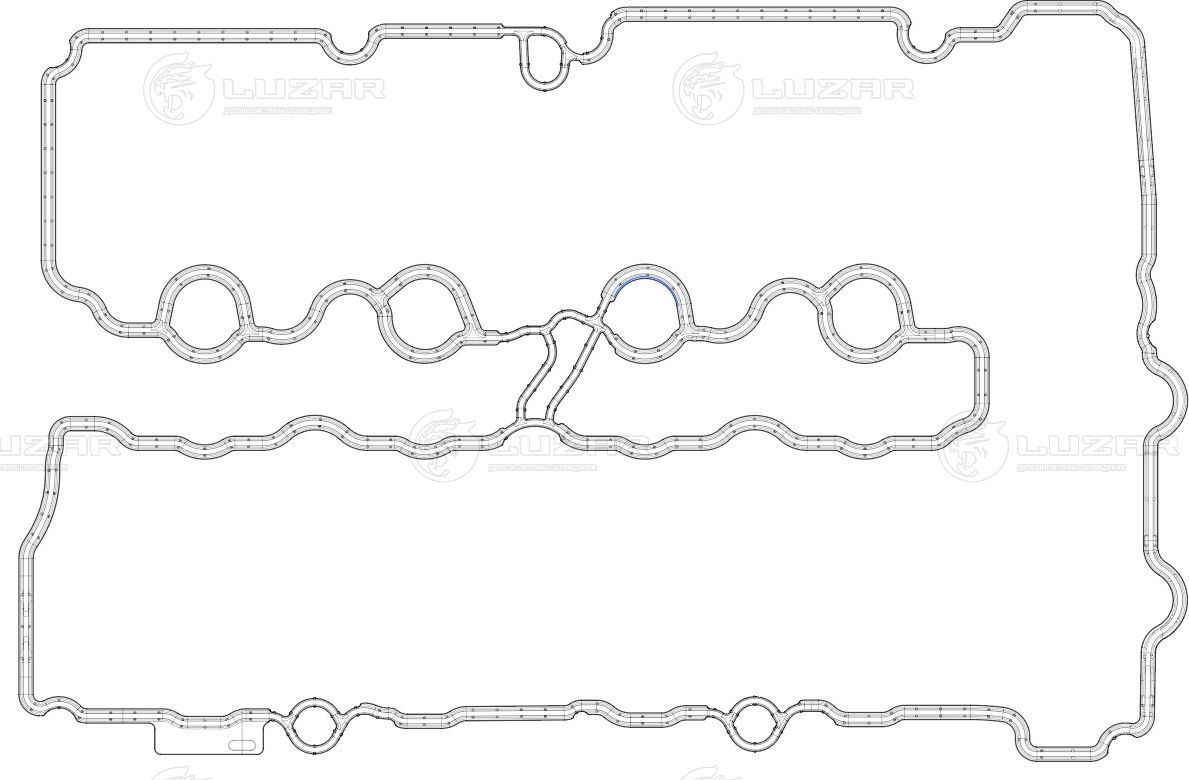 Прокладка клапанной крышки 441724 Luzar. Артикул LES 22603