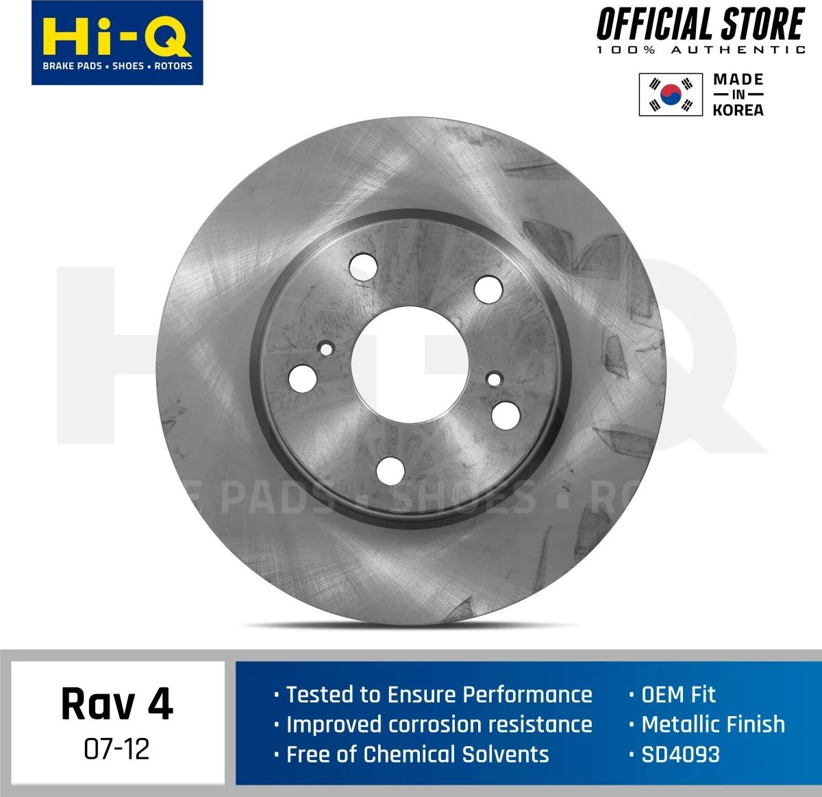 Тормозной диск Sangsin Hi-Q. Артикул SD4093