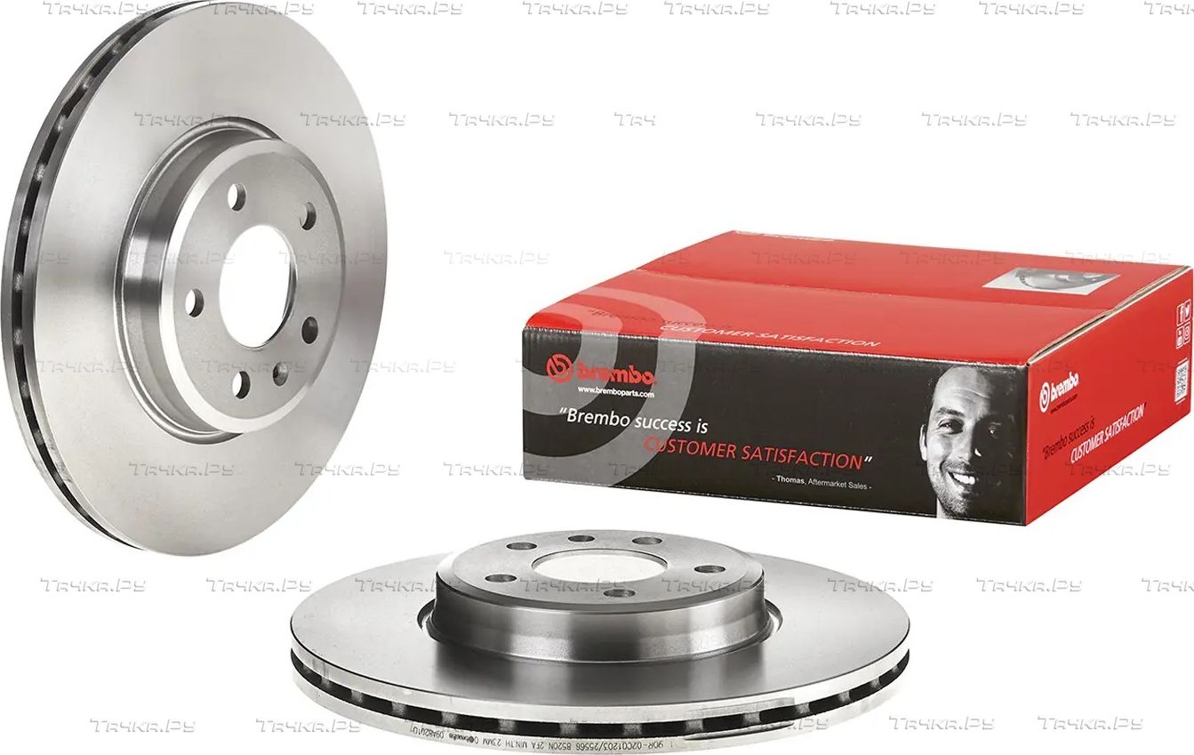 Тормозной диск Brembo PRIME LINE передний для Audi S5 II (F5) 2016-2026. Артикул 09.A820.10