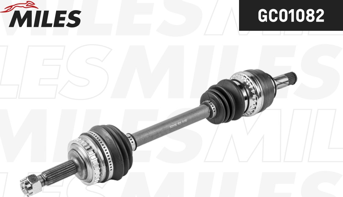 Полуось (привод в сборе, приводной вал) Miles. Артикул GC01082