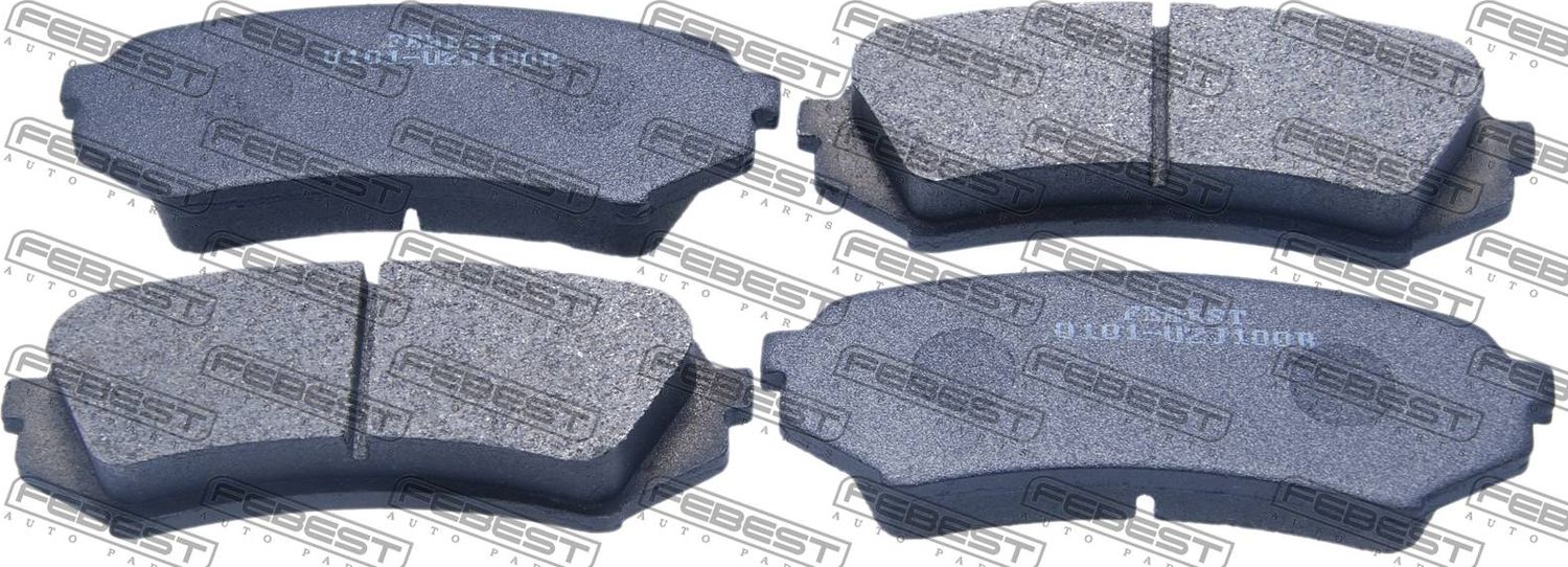 Тормозные колодки Febest. Артикул 0101-UZJ100R