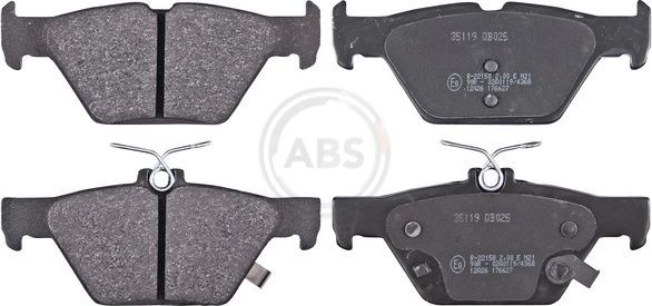 Тормозные колодки ABS задние для Subaru Levorg 2015-2026. Артикул 35119