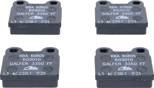 Тормозные колодки ATE задние для Saab 99 1972-1984. Артикул 13.0460-3010.2